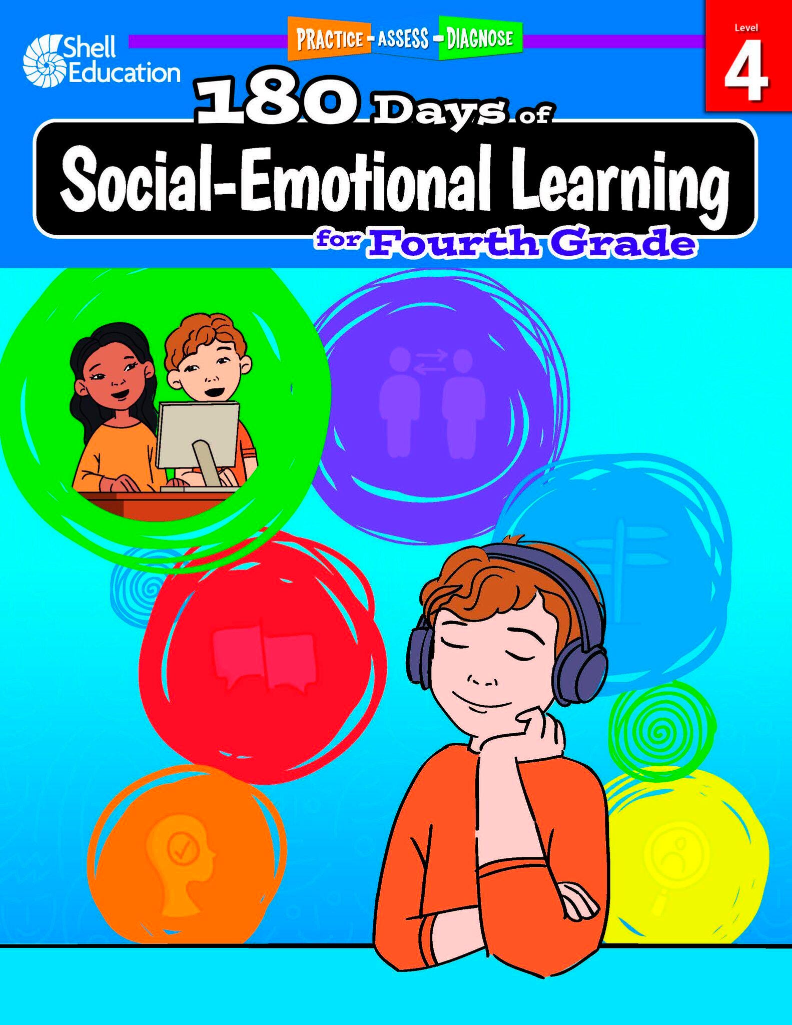 Shell Education 180 Days of Social-Emotional Learning for Fourth Grade 2089437